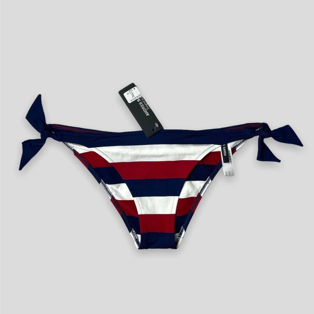 Deadstock Striped ﻿Andres Sarda Bikini Bottom - M